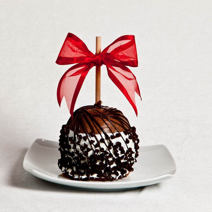 Double Chocolate Chip Caramel Apple