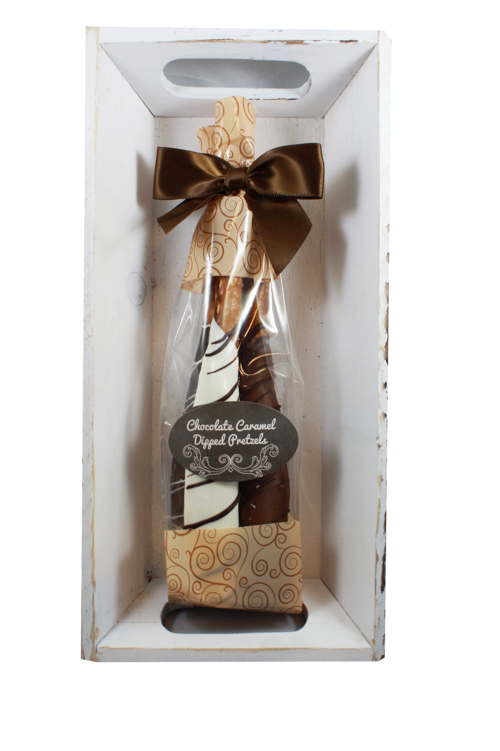 Large Chocolate Caramel Pretzel Rods (3) – BIg Bear Chocolates