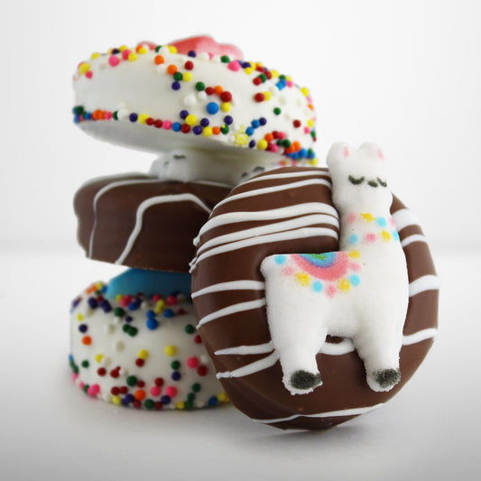 Save the drama for your LLAMA Chocolate Dipped Oreos