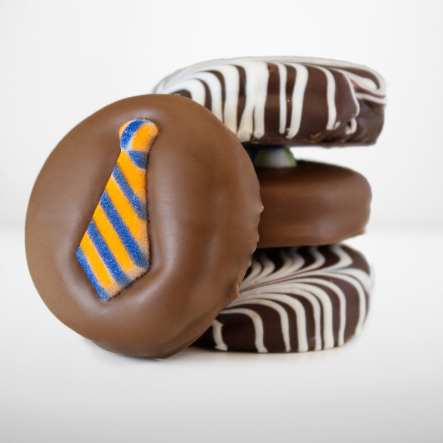 Dad's Tie Chocolate Dipped Oreos