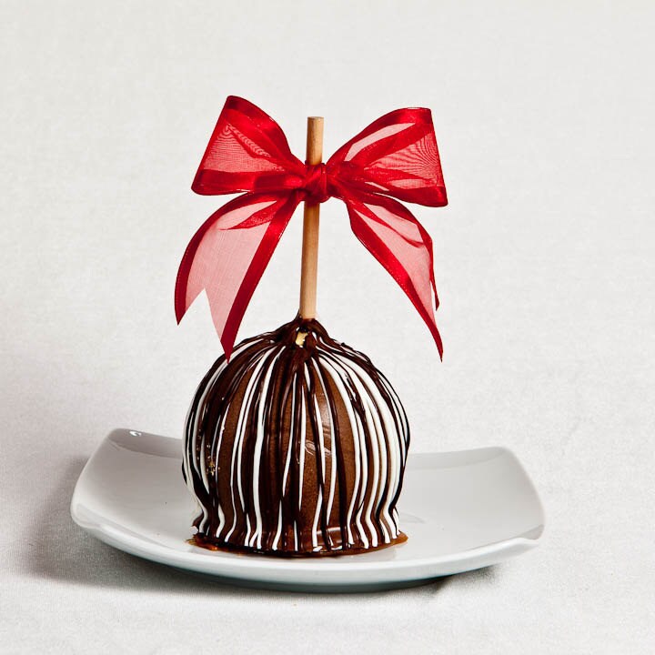 Chocolate Kissed Caramel Apple