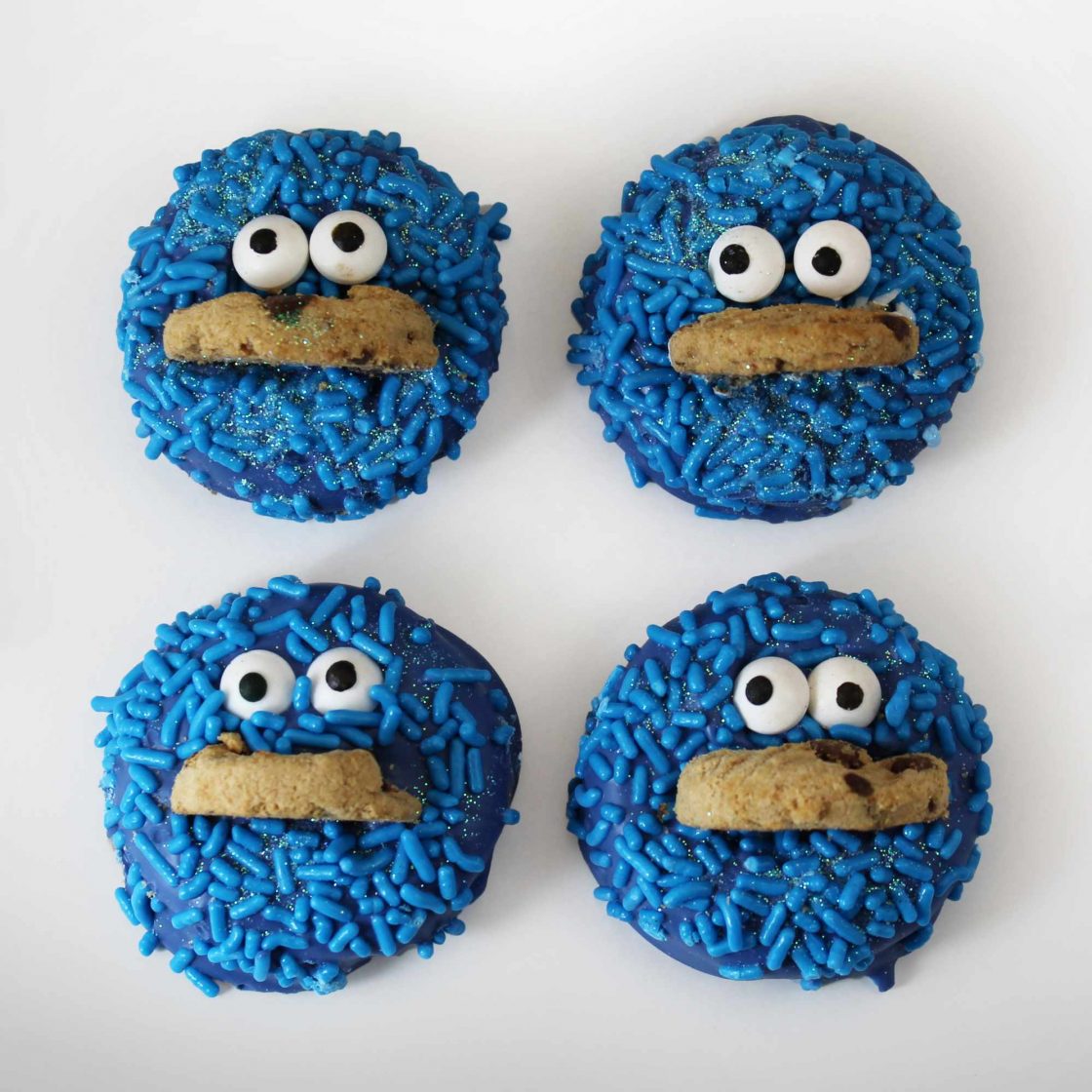 Cookie Monster Chocolate Oreo Cookies - Big Bear Chocolates